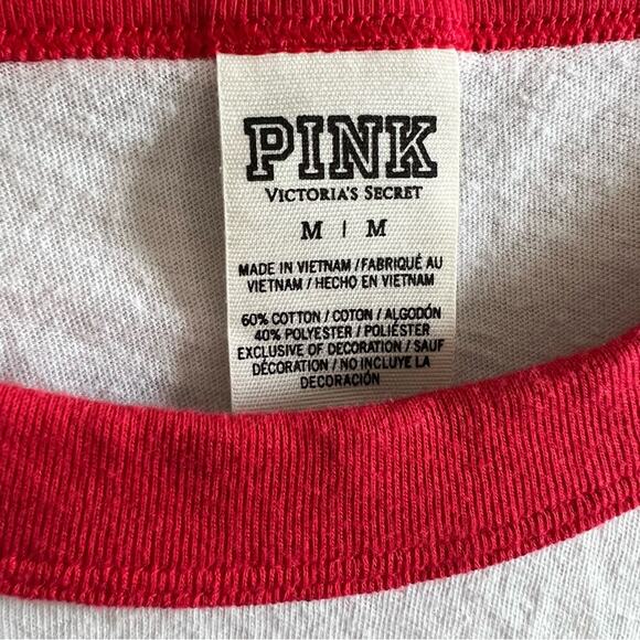 Victoria Secret Pink Up to Snow Good Oversized Tee - Picture 4 of 4